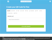 Tablet Screenshot of nl.qr-code-generator.com